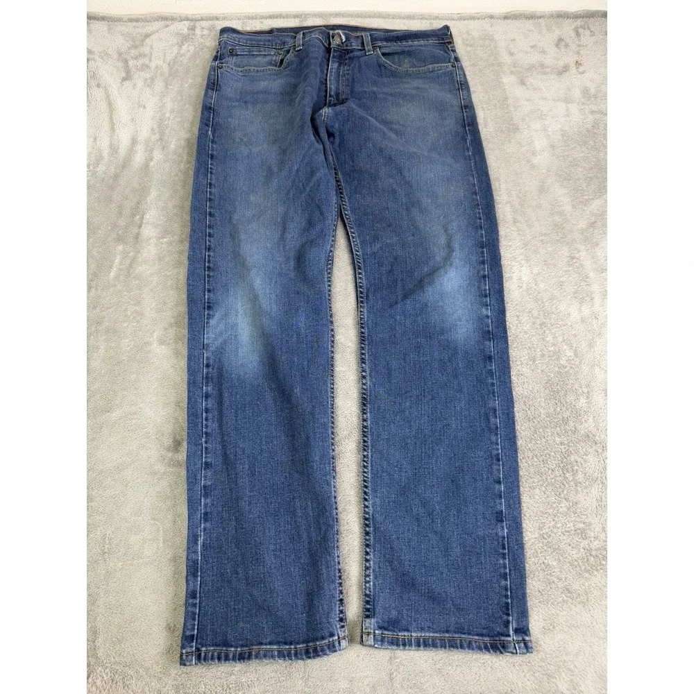 Levi's 505 Regular Fit Straight Jeans Men's Size 36X32 Blue